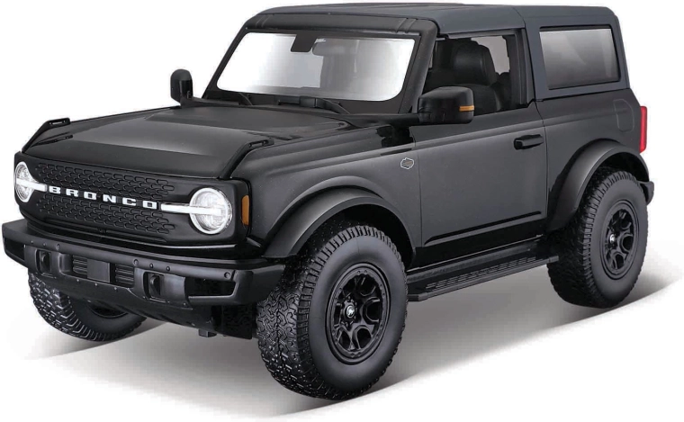 Ford Bronco Wildtrak 2021 fém modell fekete 1:18