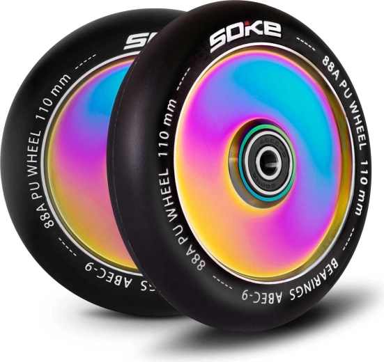 Soke roller kerekek 110 mm rainbow 2 db