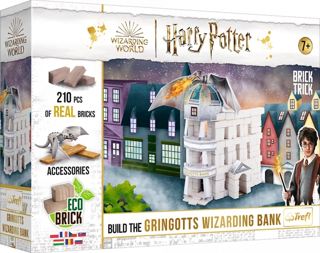 Brick Trick HARRY POTTER építőkészlet: Gringotts Varázslóbank (210 elem)