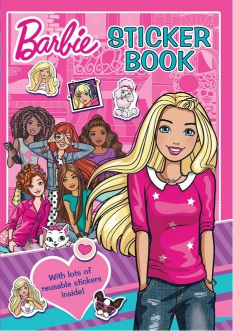 Barbie színező füzet matricákkal