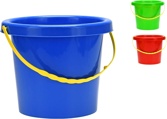 Műanyag gyerek vödör 20 cm, vegyes színek