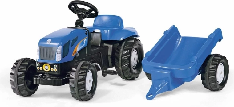 New Holland pedálos traktor pótkocsival
