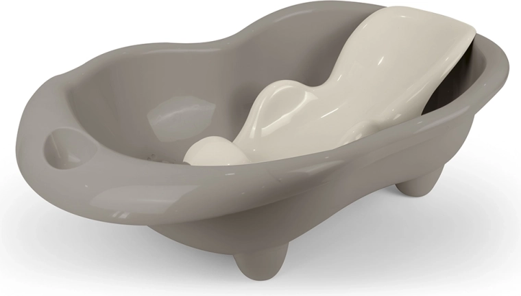 Hippo babakád beépített fekvőrésszel, szürke