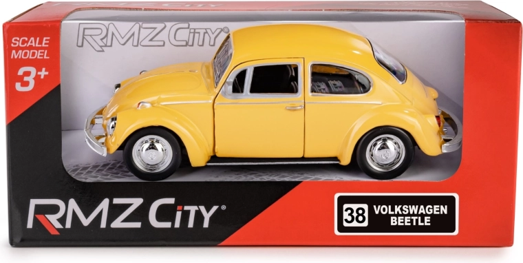 Fém modell RMZ City Volkswagen Beetle 1967 1:32 visszahúzós meghajtással