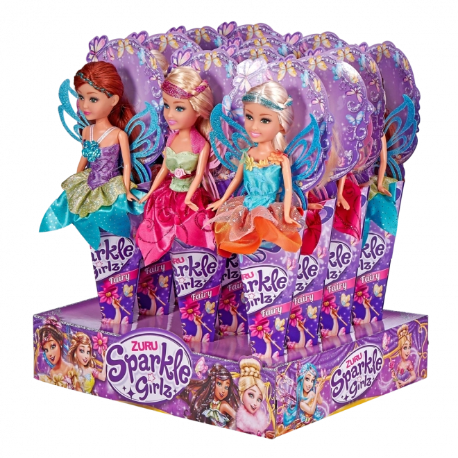Sparkle Girlz tündér szárnyakkal, tölcséres csomagolásban