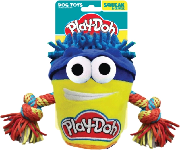 Plüss húzogatós kutyajáték HASBRO Play-Doh kötéllel, 18 cm