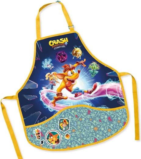 Crash Bandicoot gyermek munkakötény 50 × 55 cm