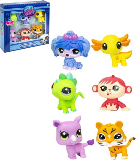 Littlest Pet Shop radírok – 6 állatkás készlet