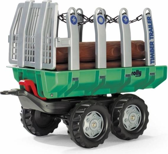 Timber Trailer rönkszállító pótkocsi zöld