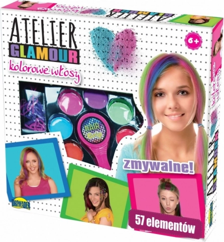 Kozmetikai készlet Atelier Glamour Színes haj