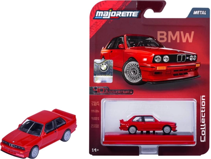 Gyűjthető fém 1986-os BMW M3 modell 1:64 méretarányban