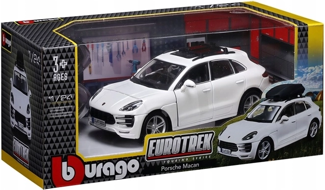 BBU Eurotrek Porsche Macan touring 1:24 fehér