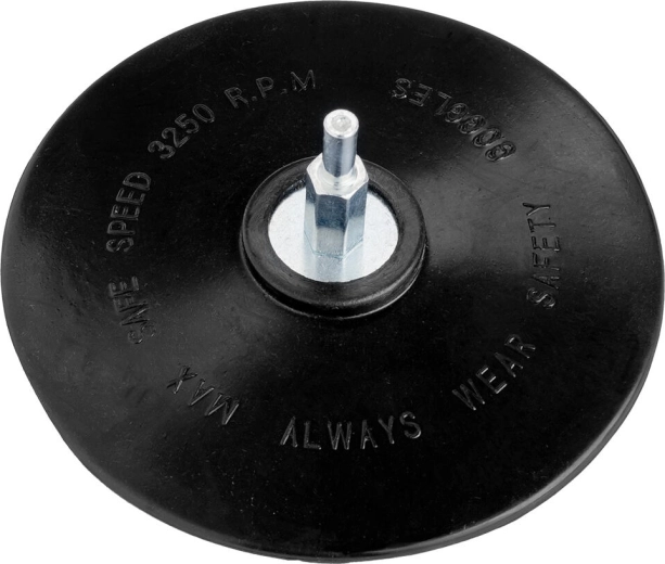 125 mm-es csiszolópapír-hordozó csavaros rögzítéssel