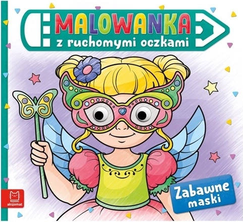 Szórakoztató kifestők mozgó szemekkel – maszkok