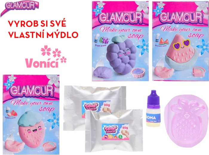 Glamour illatos szappankészítő gyurma gyerekeknek