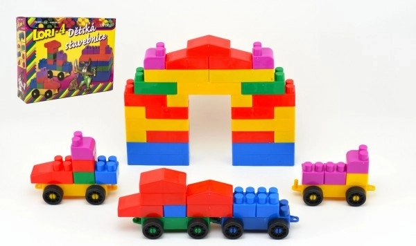 LORI 4 műanyag építőjáték, 100 db