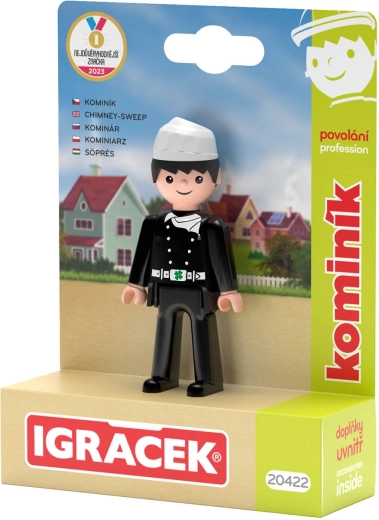 Efko Igráček kéményseprő – figura kiegészítőkkel
