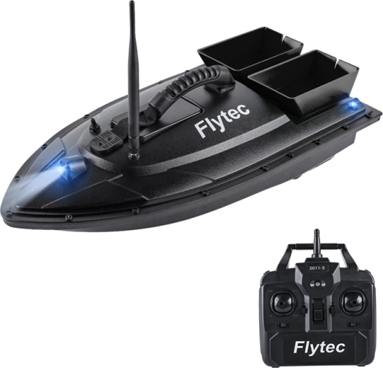 Flytec távirányítós etetőhajó 2011-5 kettős tartályokkal
