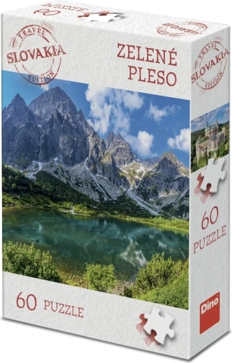Dino puzzle Turista kiadás Szlovákia – Zöld-tó (60 darabos)