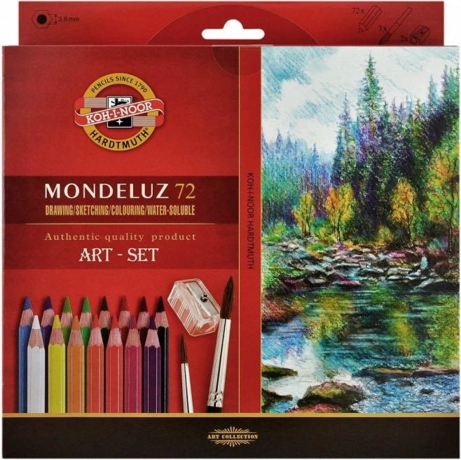 KOH-I-NOOR Aquarell ceruzák Mondeluz 3714 - 72 db