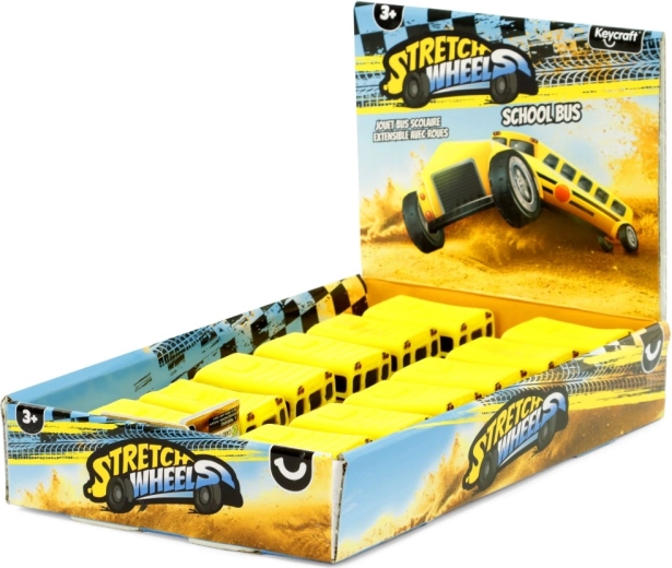 Rugalmas antistressz iskolabusz – nyomkodható és nyújtható játék