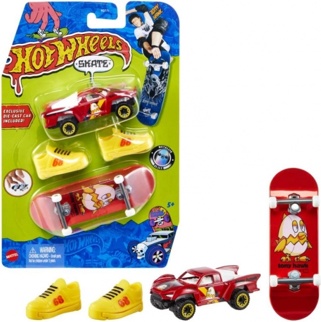 Hot Wheels gyűjtői kollekció fingerboard és cipők