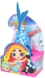 Formázható sellő slime, kék glitter, 250 ml