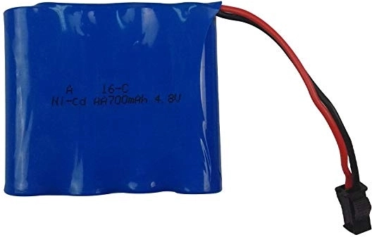 Ni-Cd akkumulátor 4,8 V 700 mAh SM csatlakozóval HB Rock Crawler 1/18 RC autókhoz – 1 db