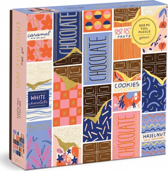 Galison négyszögletes kirakó a csokibárban, 500 darab