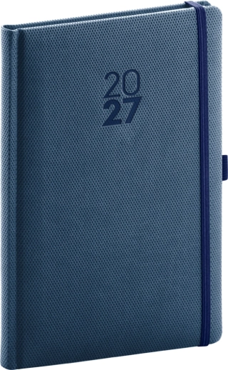 Notique heti határidőnapló Diamante 2027 kék 15 × 21 cm
