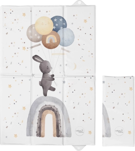 Ceba baby utazó pelenkázó alátét Basic Rainbow Walk 60 × 40 cm