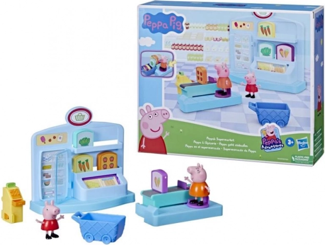 Peppa malac Szupermarket – játékkészlet figurákkal