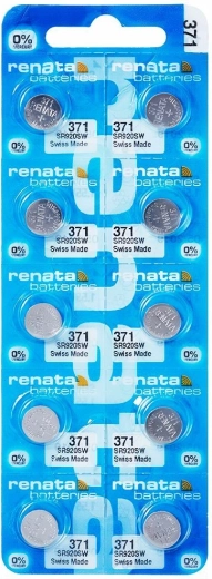 Renata 371 gombelem 1,55 V (10 db)