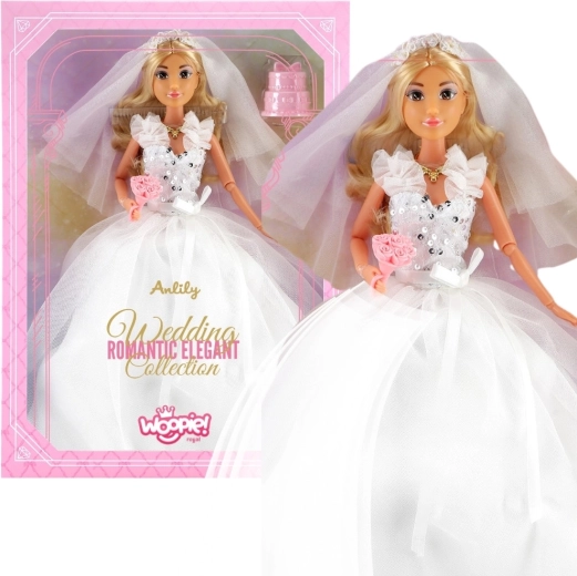 Woopie Royal Lily menyasszony baba 30 cm esküvői kiegészítőkkel