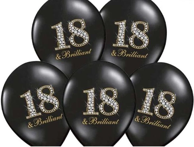 Brilliant pasztell fekete latex léggömbök 30 cm - 50 db