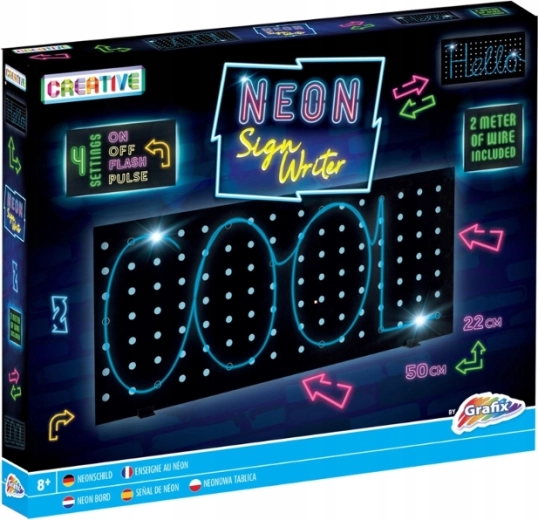 Neon világító tábla LED vezetékkel