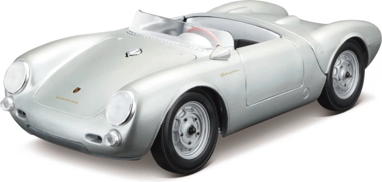 Maisto Porsche 550 A Spyder ezüst autómodell 1:18