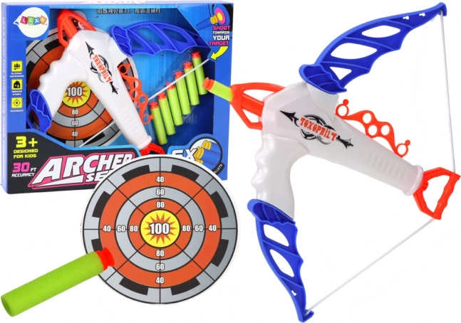 Íj célponttal Habnyilakra Tapadókoronggal, 6 db