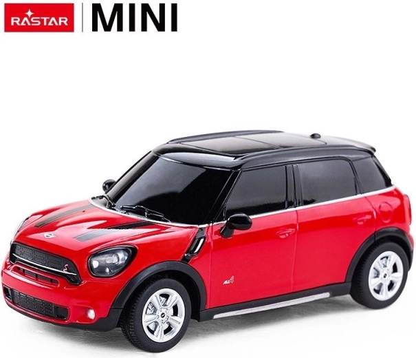 Rastar Mini Cooper S Countryman RC autó 1:24 piros - 1 db