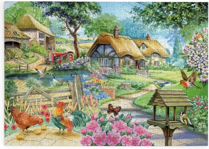 House of Puzzles Vidéki élet puzzle 500 extra nagy darabbal