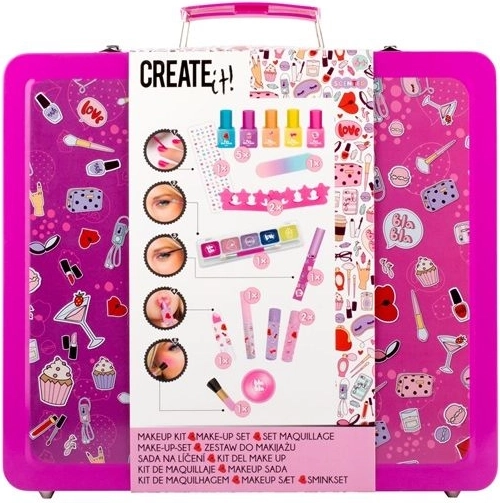 Create it! sminkkészlet fém bőröndben