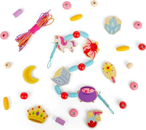 Bigjigs Toys Mystical Magic fa gyöngykészlet