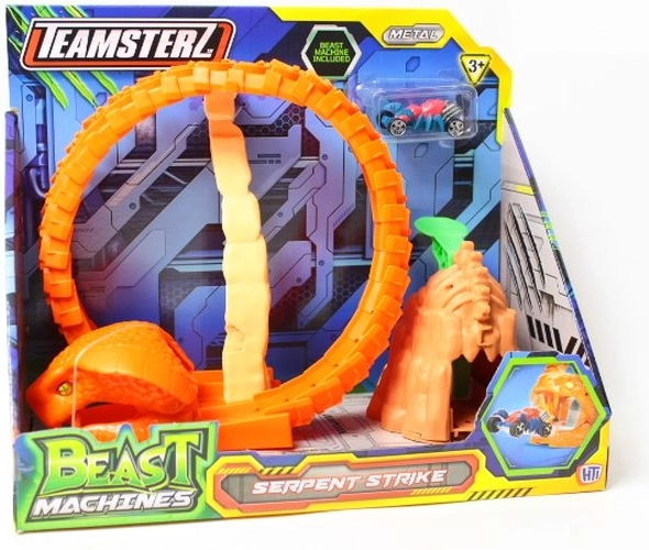 Teamsterz Beast Machines Serpent Strike kígyós autópálya kisautóval