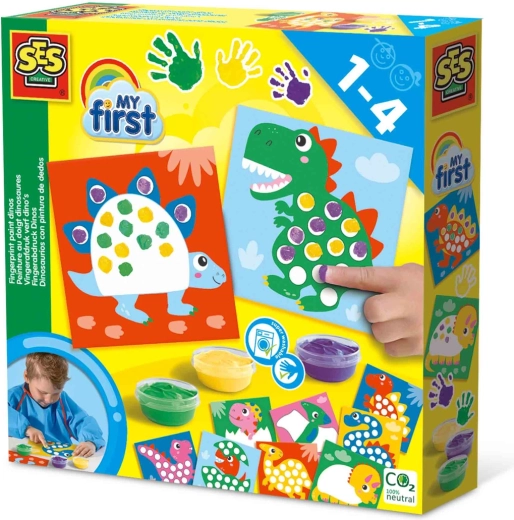 Ujjfestékek – színezd ki a dinoszauruszt