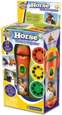 BRAINSTORM zseblámpa és projektor – lovak és pónik