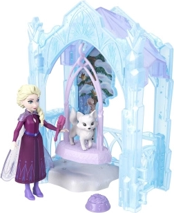 Frozen Elsa kisbabája és jégbúvóhelye játékszett