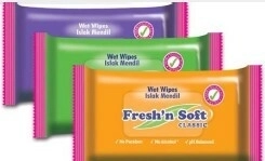 Fresh 'n Soft nedves kéztörlők Classic 15 db