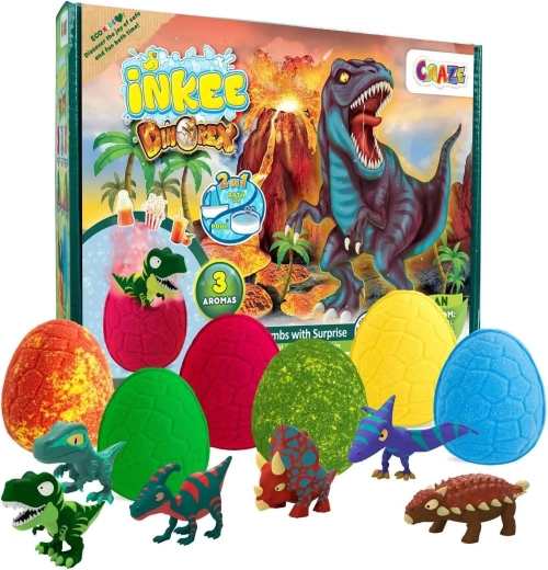 INKEE Dino ajándék fürdőszett