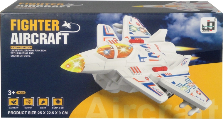 Sugárhajtású repülő fény- és hangeffektekkel