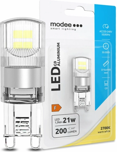 LED G9 izzó Modee 1,9 W meleg fehér